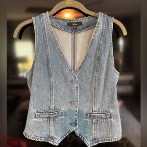 Lulu's Light Blue Denim Vest